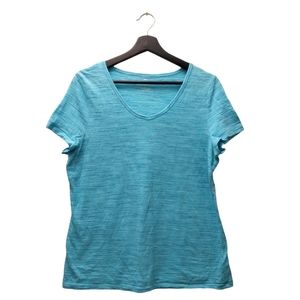 TALBOTS Shortsleeve Tshirt Top sz Large in  Cyan